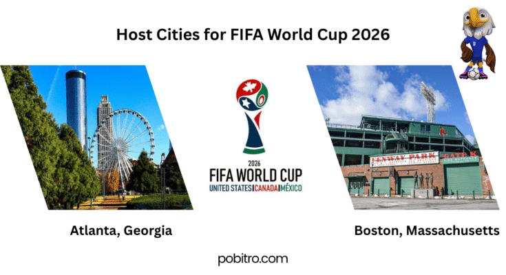 Host Cities for FIFA World Cup 2026, Atlanta and Boston